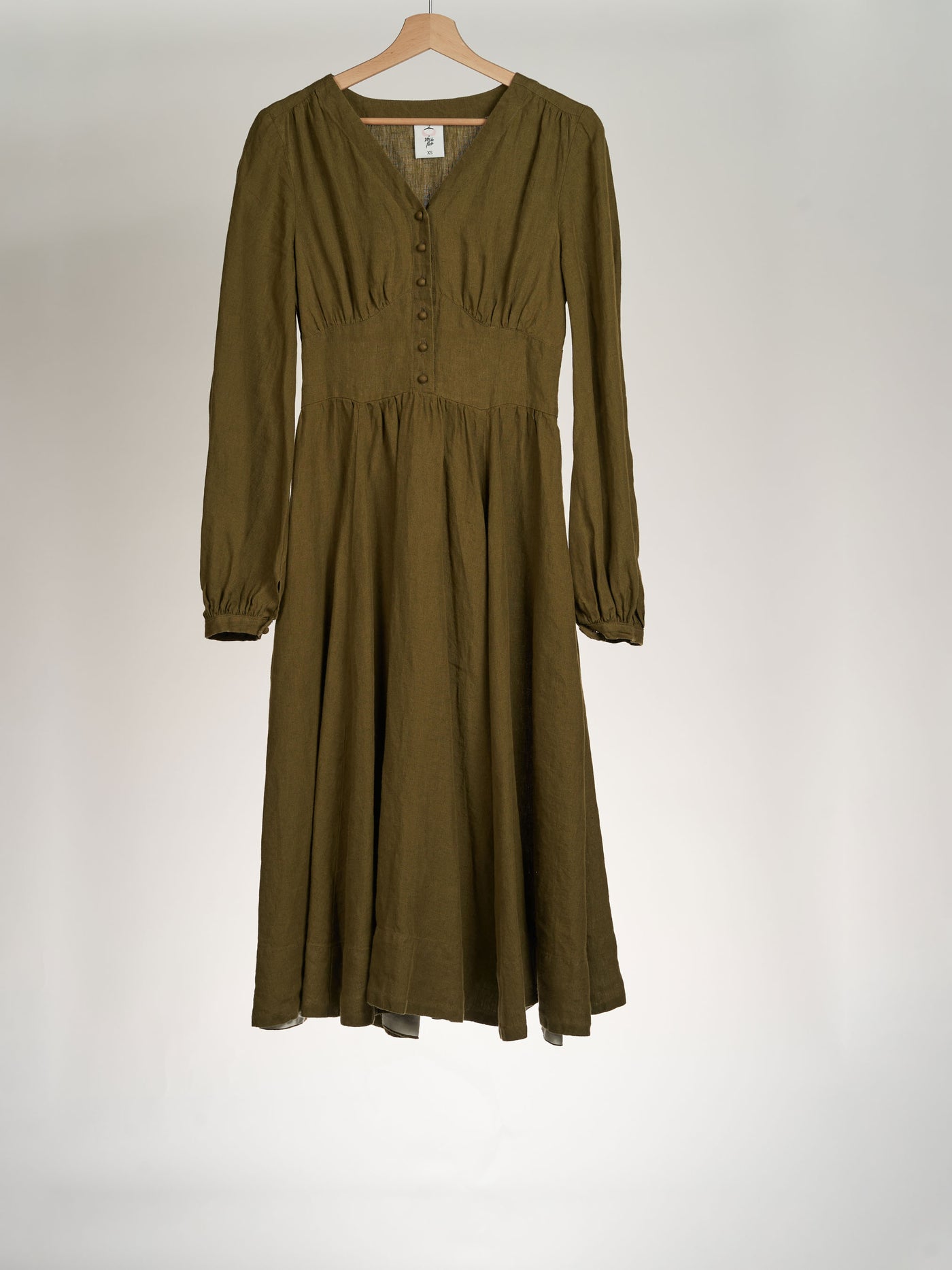 Rosemary Green, Long Sleeve, Diane Dress