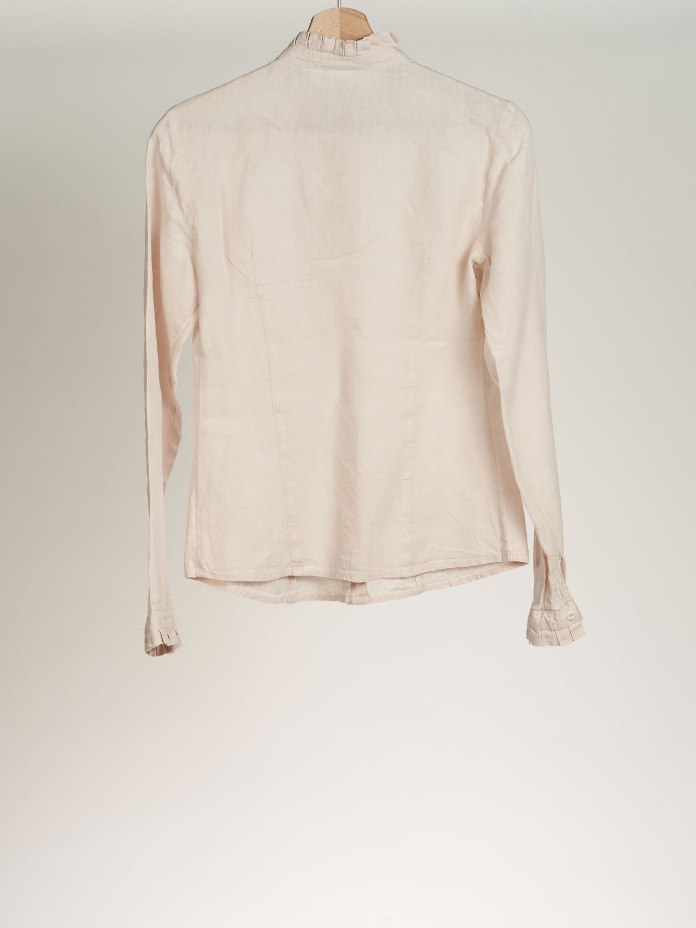 Seashell White Emily Shirt, Long Sleeve