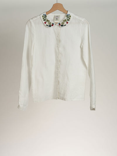 Long Sleeve Classic Shirt with Garden Collar