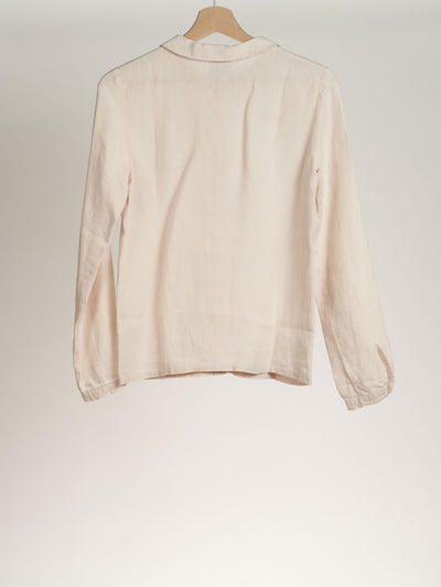 Seashell White Classic Shirt, Long Sleeve