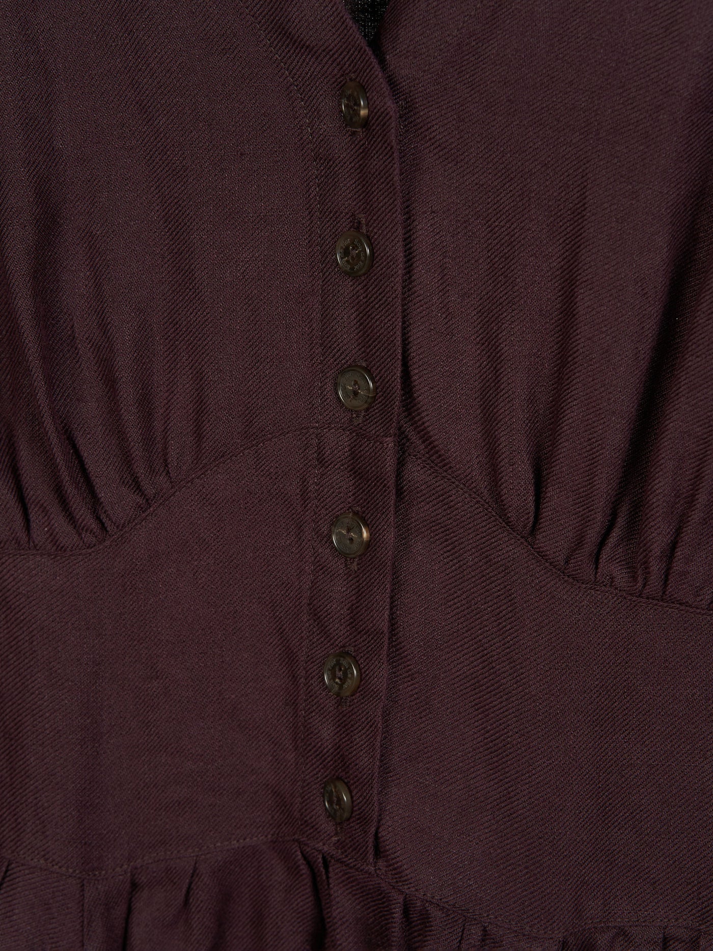 Diane dress, Long Sleeves, Royal Grape, Twill Linen