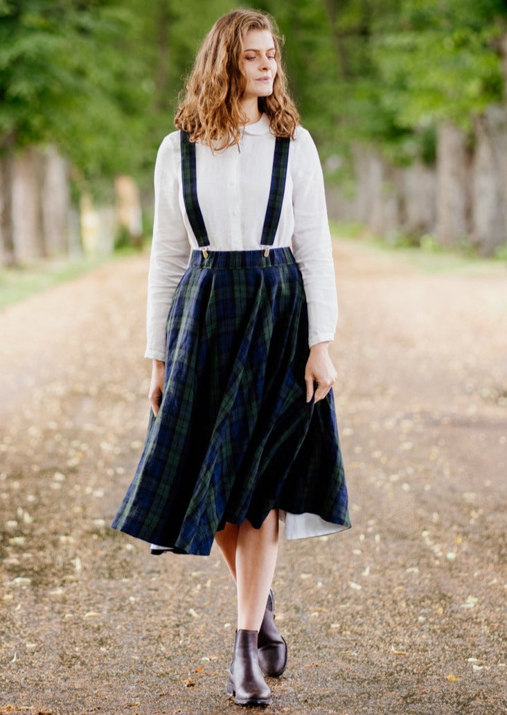 Suspenders, Blue Tartan