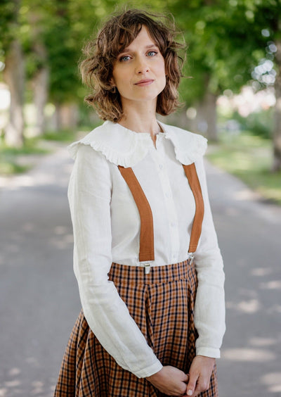 Suspenders, Warm Brown