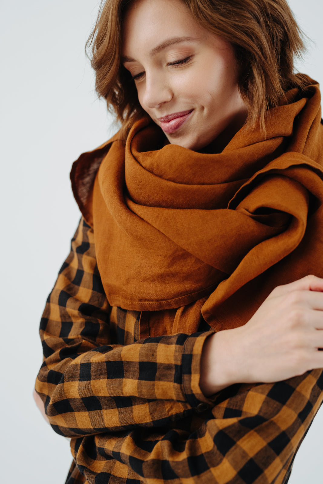 Palisandra Scarf, Warm Brown#color_warm-brown