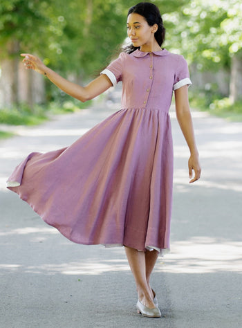 Shop Linen Classic Dress