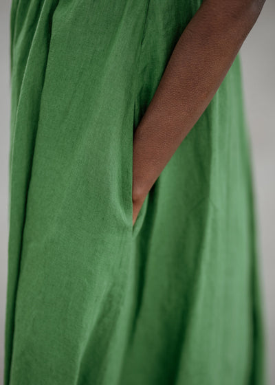 Classic Dress, Short Sleeve, Spring Green