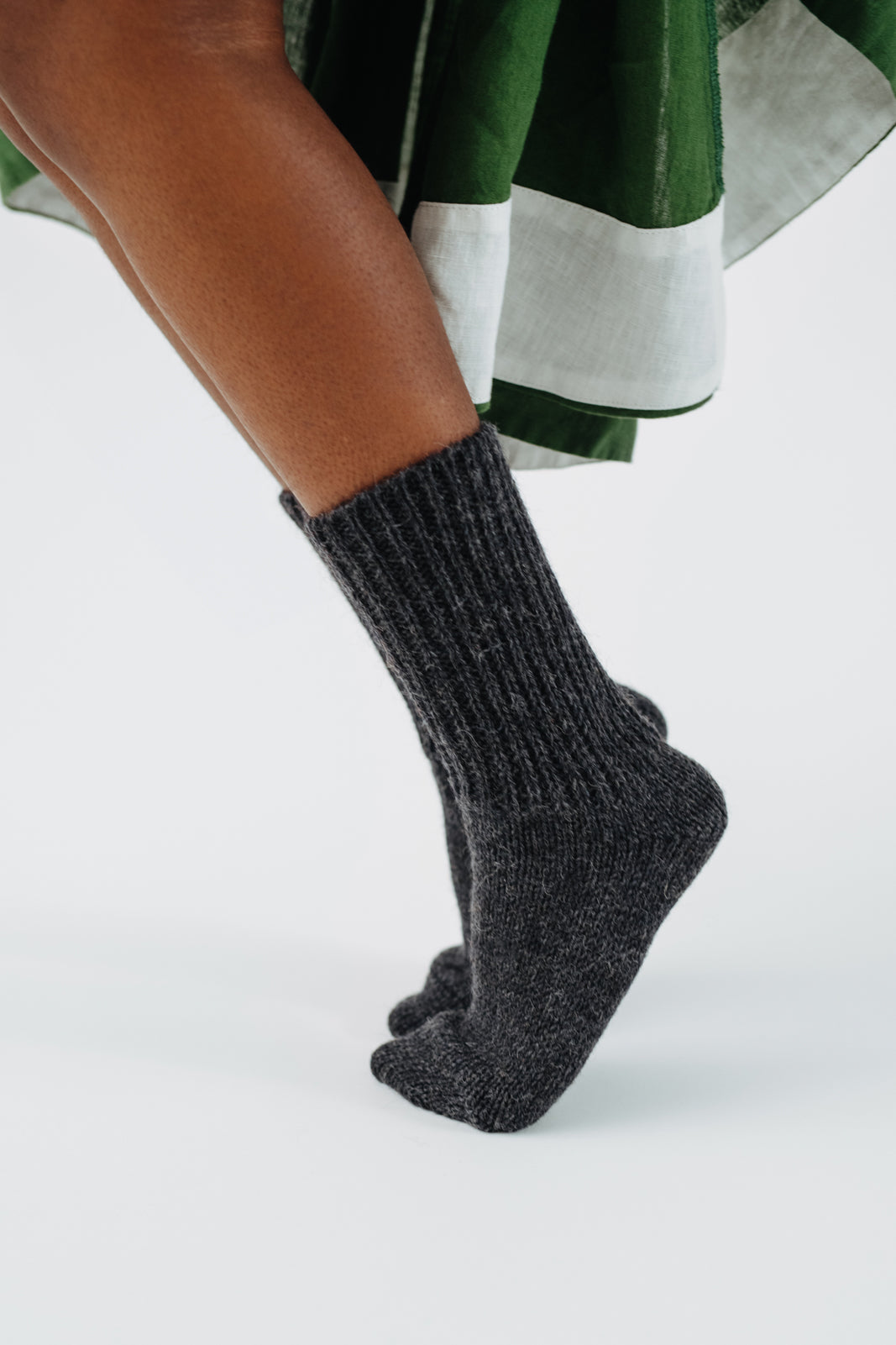 Cottage Socks, Merino Wool#color_dark-grey