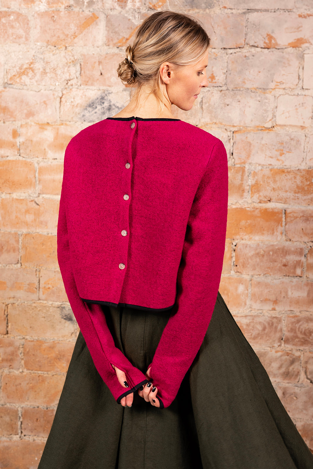 Crop Sweater, Wool