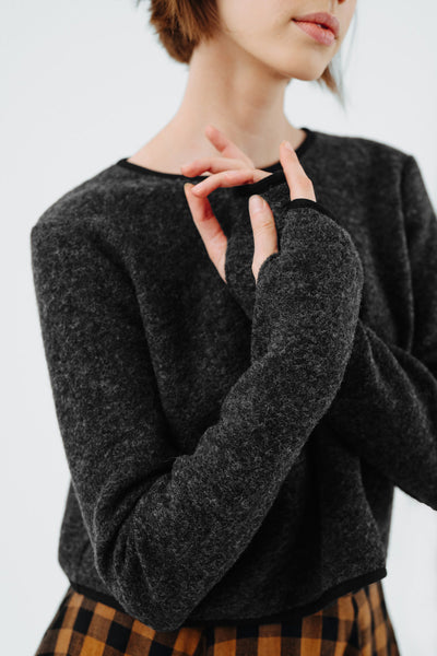 Crop Sweater, Wool#color_dark-grey