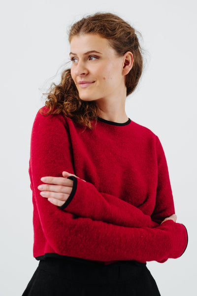 Crop Sweater, Wool#color_red-poppy