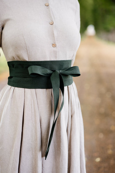 Ribbon Belt, Evergreen#color_evergreen