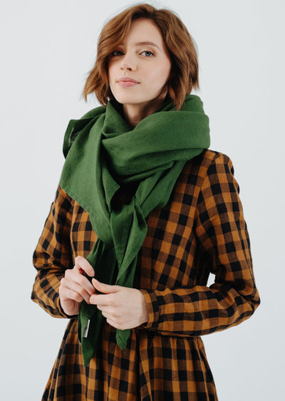 Palisandra Scarf, Emerald Green