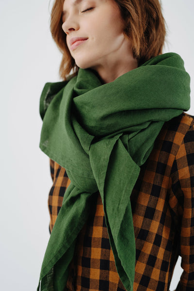 Palisandra Scarf, Emerald Green