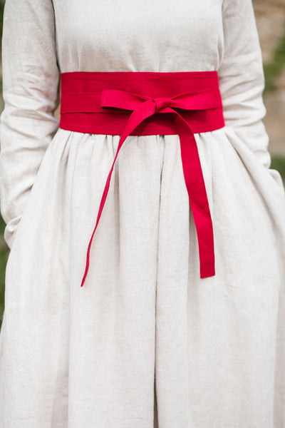 Ribbon Belt, Red Poppy#color_red-poppy