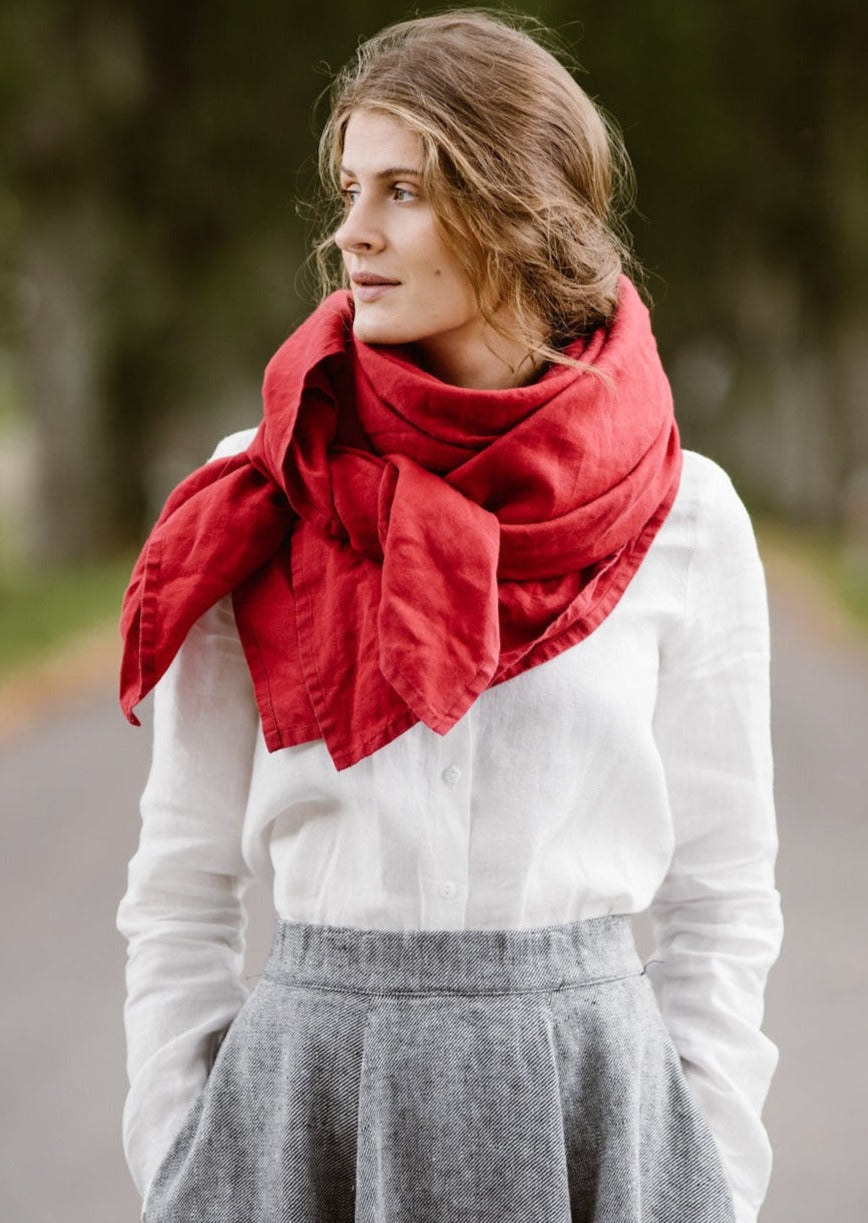 Palisandra Scarf, Red Poppy#color_red-poppy