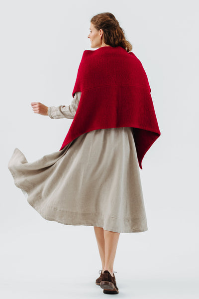 Tilda Shawl, Wool#color_red-poppy