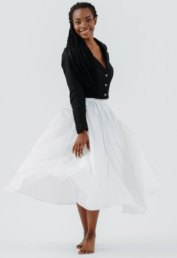 Petticoat Skirt, Wrap, White Magnolia#color_white-magnolia