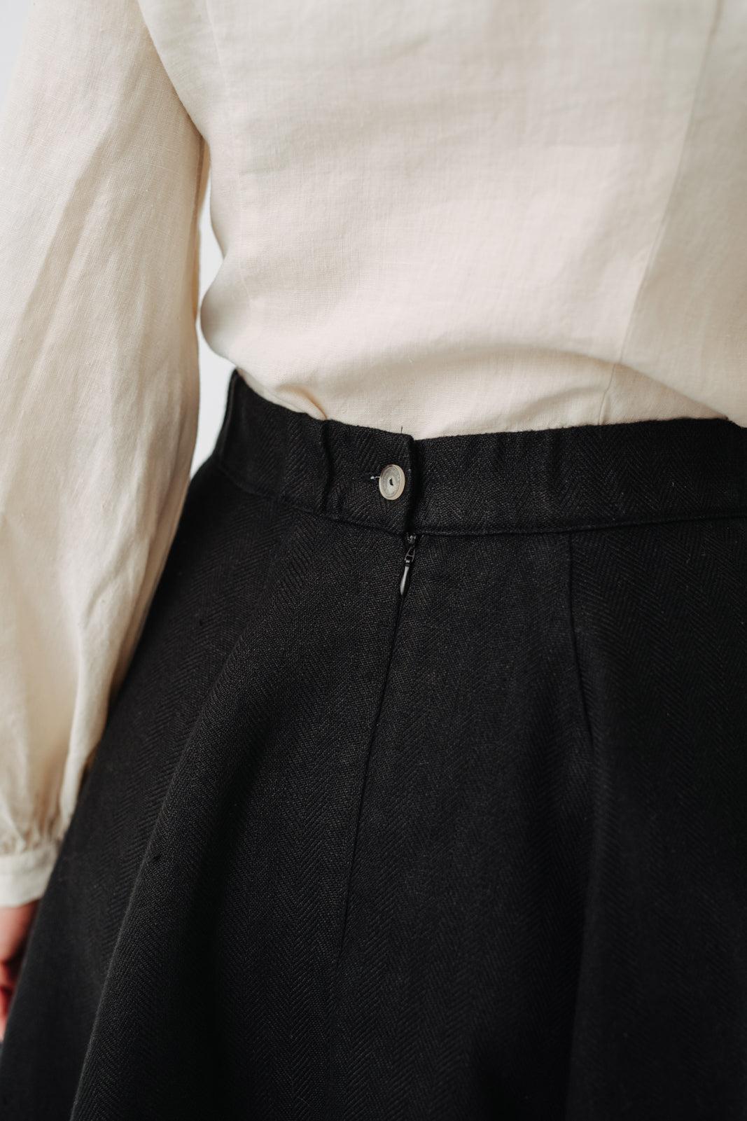 Mini Classic Skirt, Twill Linen