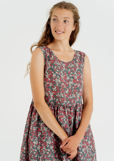 Smock Dress, Sleeveless, Ditsy Floral