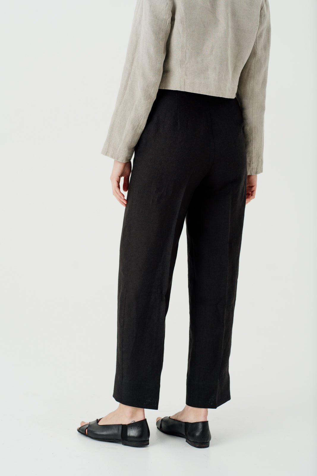 Stella Trousers, Black Pansy