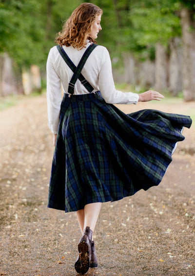 Suspenders, Blue Tartan