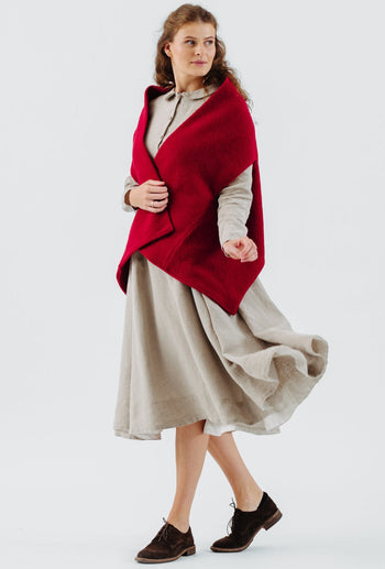Tilda Shawl, Wool#color_red-poppy