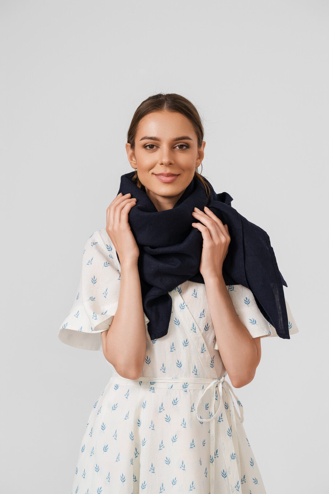 Palisandra Scarf, Night Navy