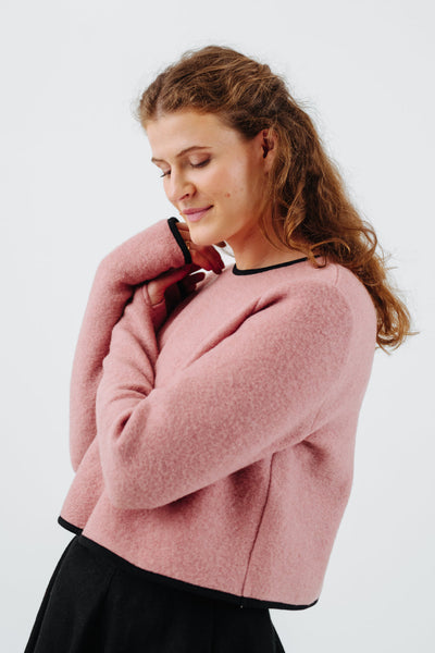 Crop Sweater, Wool#color_pink