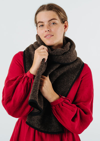 Wrap Scarf, Wool#color_autumn-brown