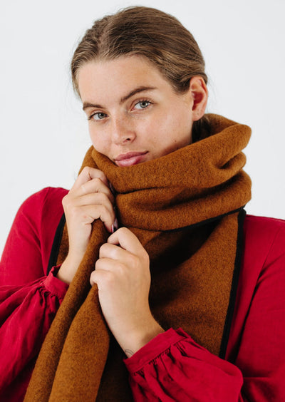 Wrap Scarf, Wool#color_warm-brown