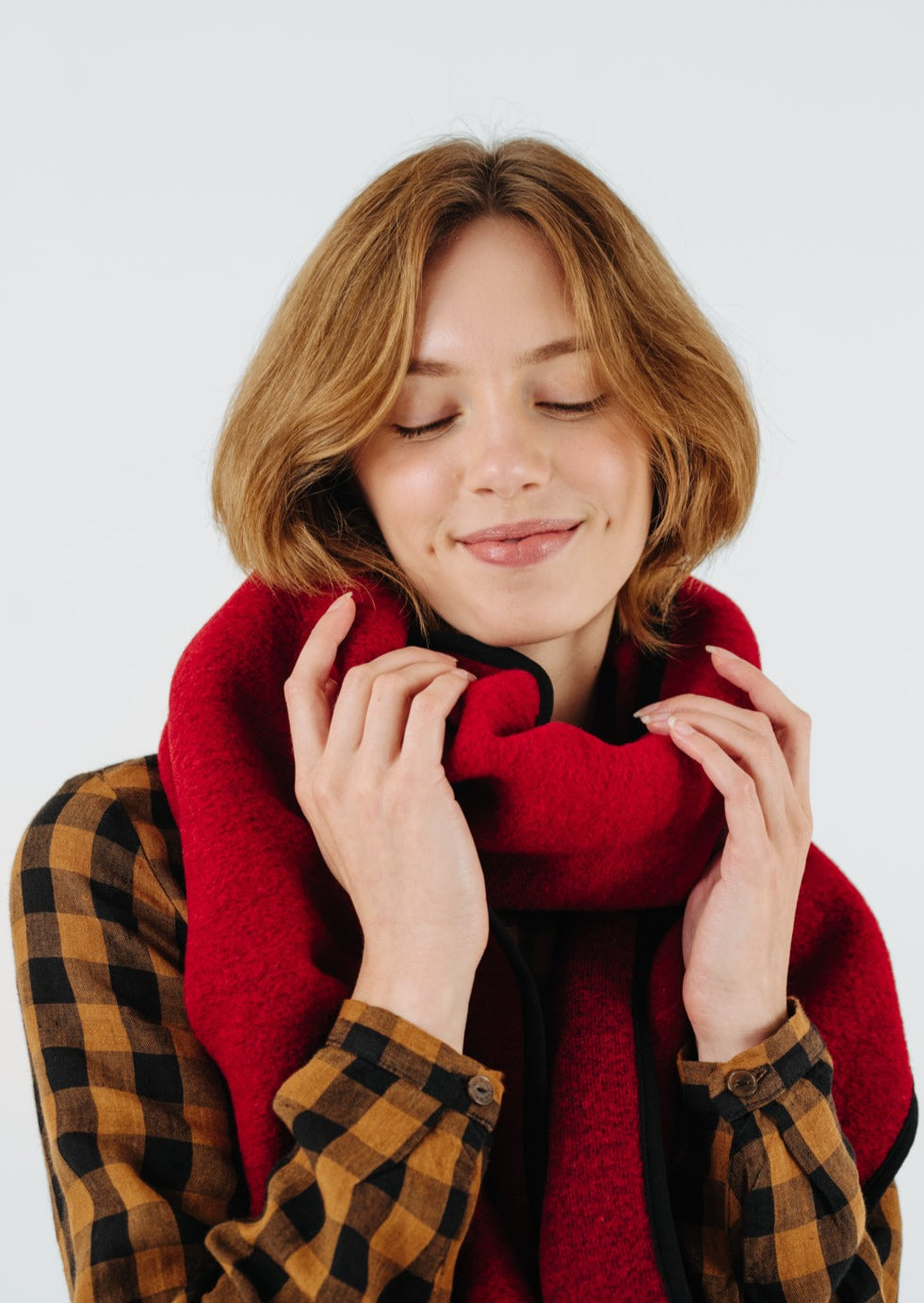 Wrap Scarf, Wool#color_red-poppy