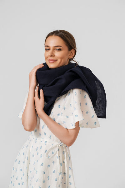 Palisandra Scarf, Night Navy#color_night-navy