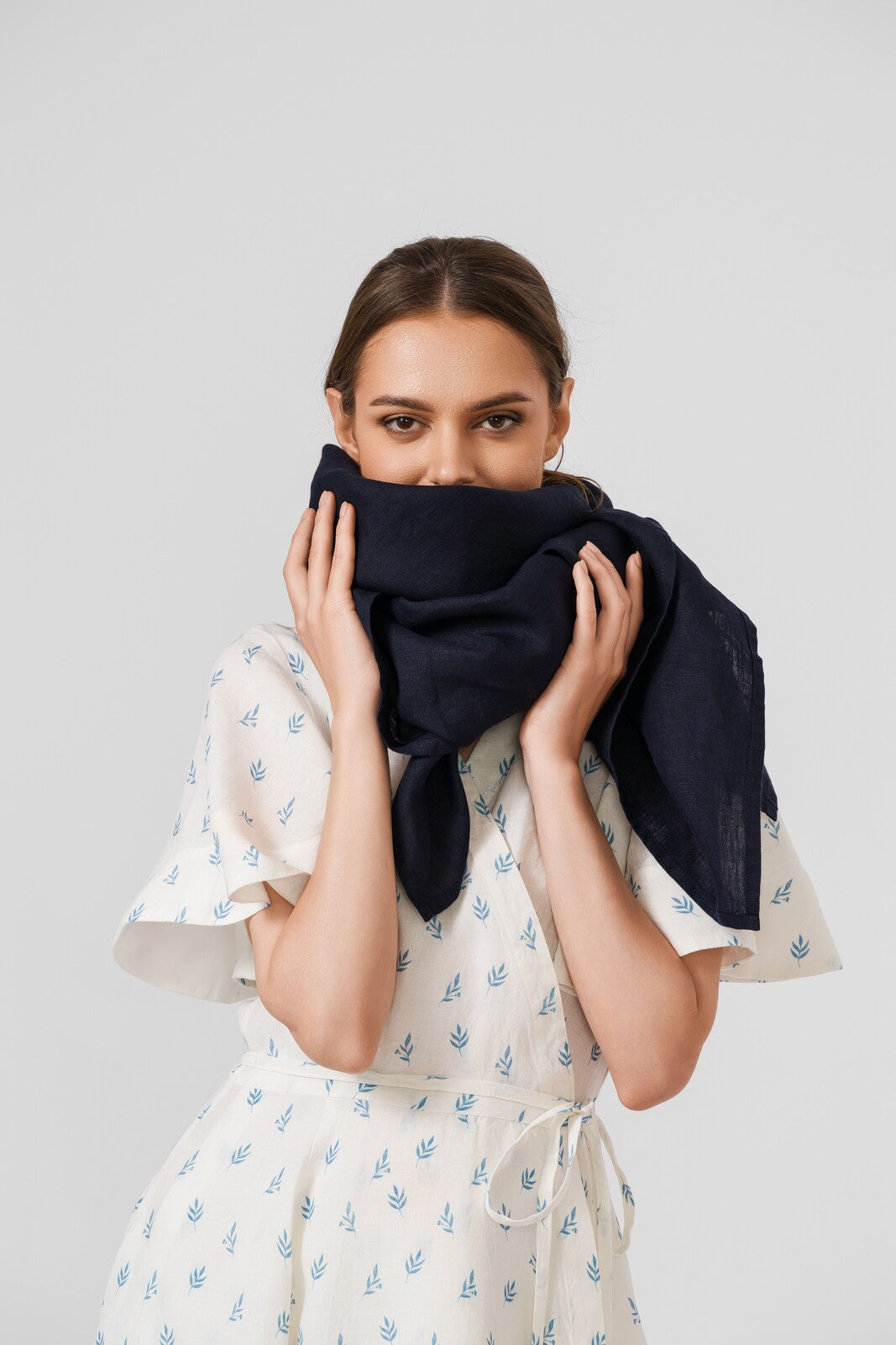 Palisandra Scarf, Night Navy