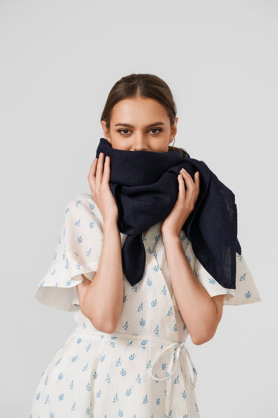 Palisandra Scarf, Night Navy#color_night-navy