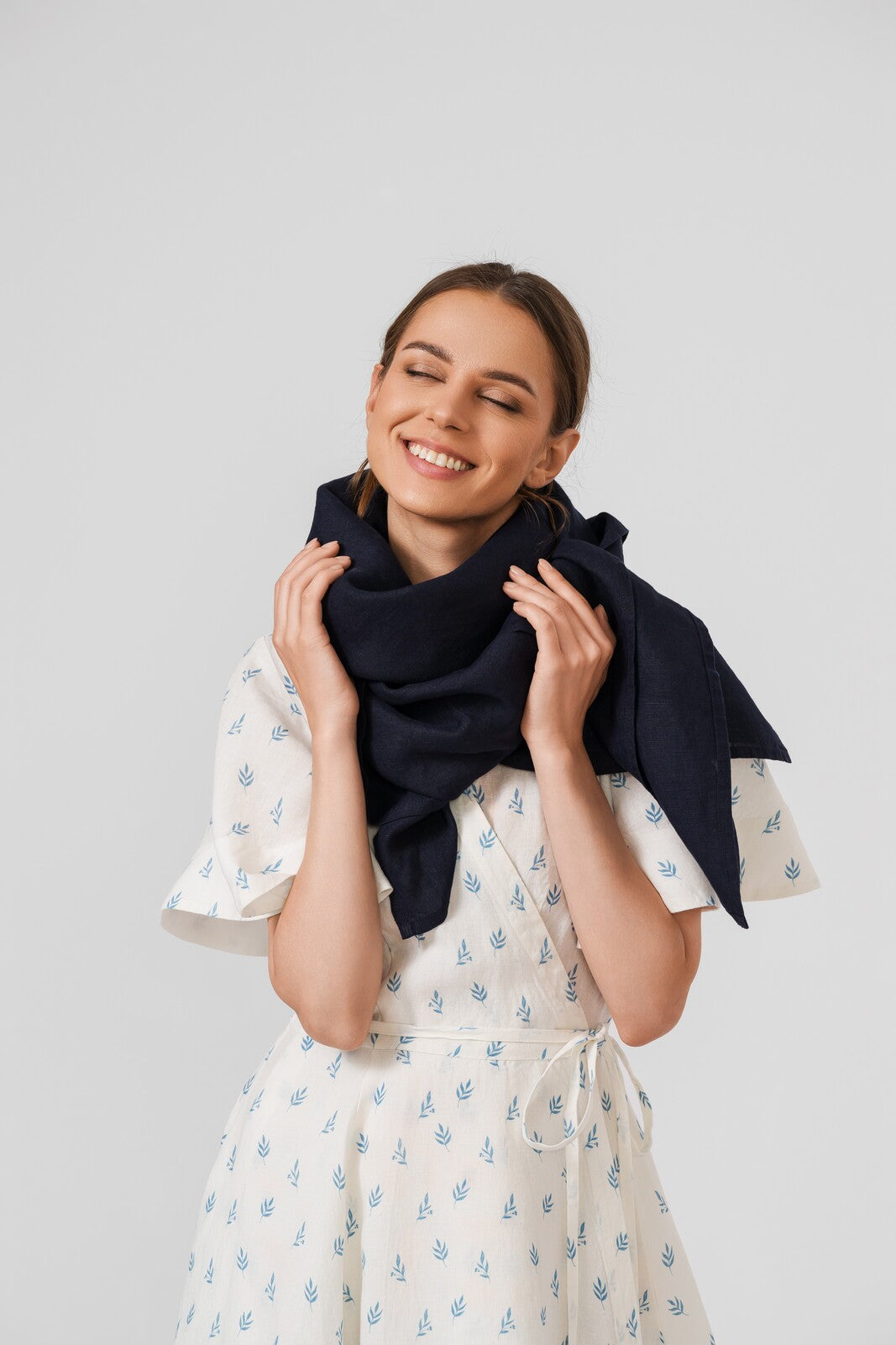 Palisandra Scarf, Night Navy