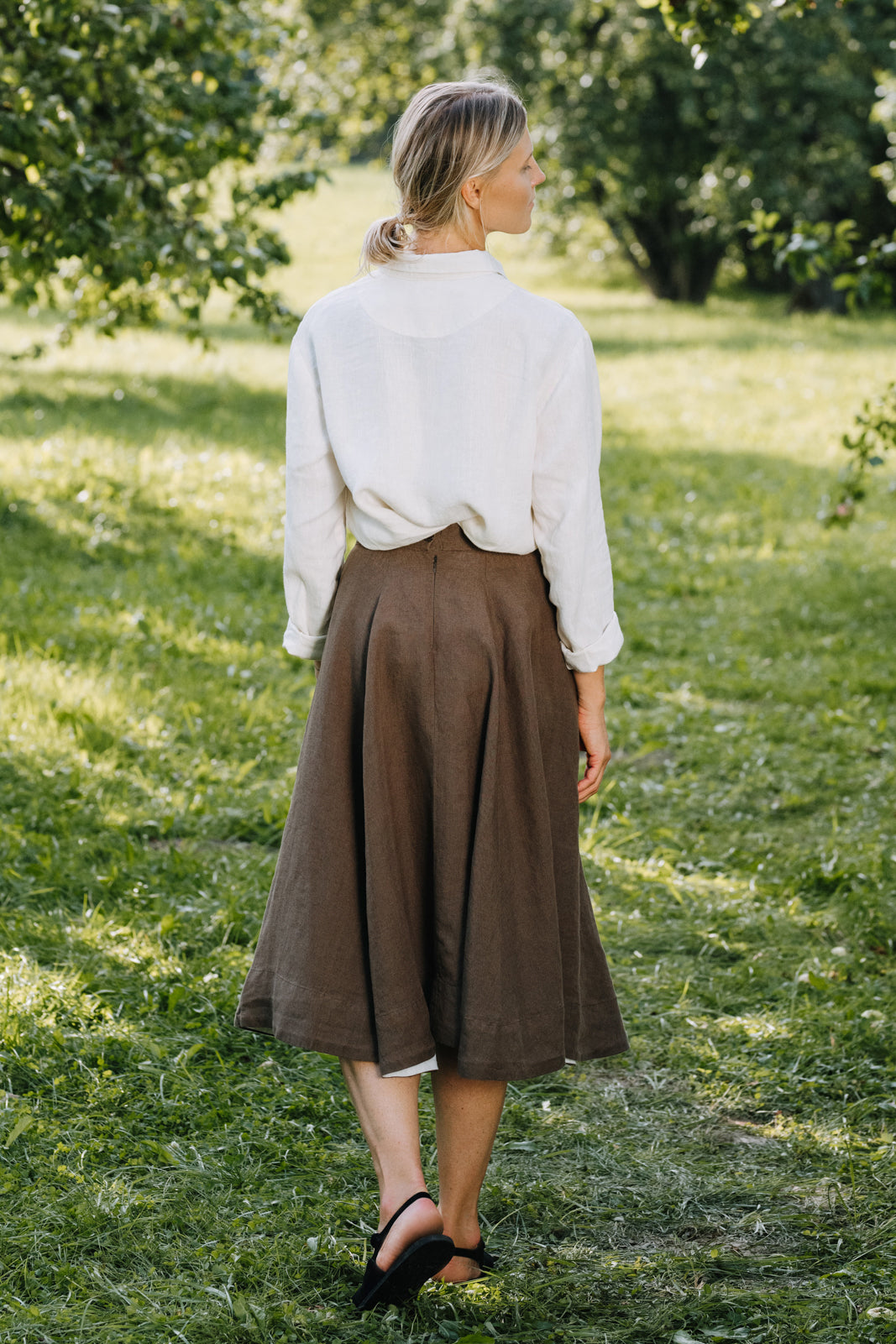 Classic Skirt, Cedar Brown
