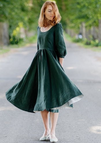 Linen Pocket Dress (Color Options) – Custard Boutique