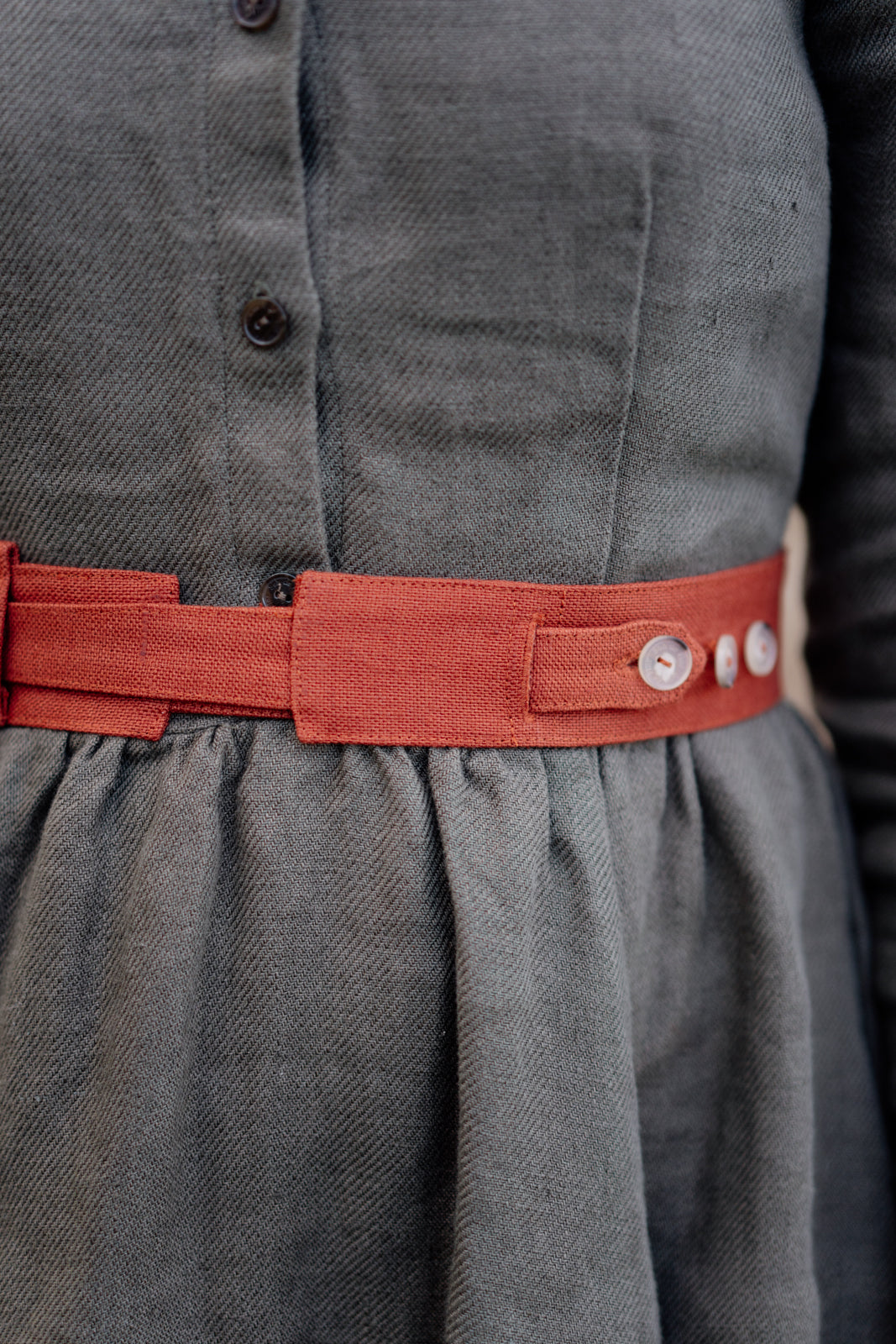 Darling Belt, Twill Linen - Son de Flor#color_terracotta-red